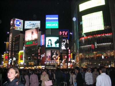 Shibuya At Night